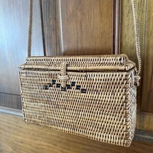Vintage TLC Rattan Purse